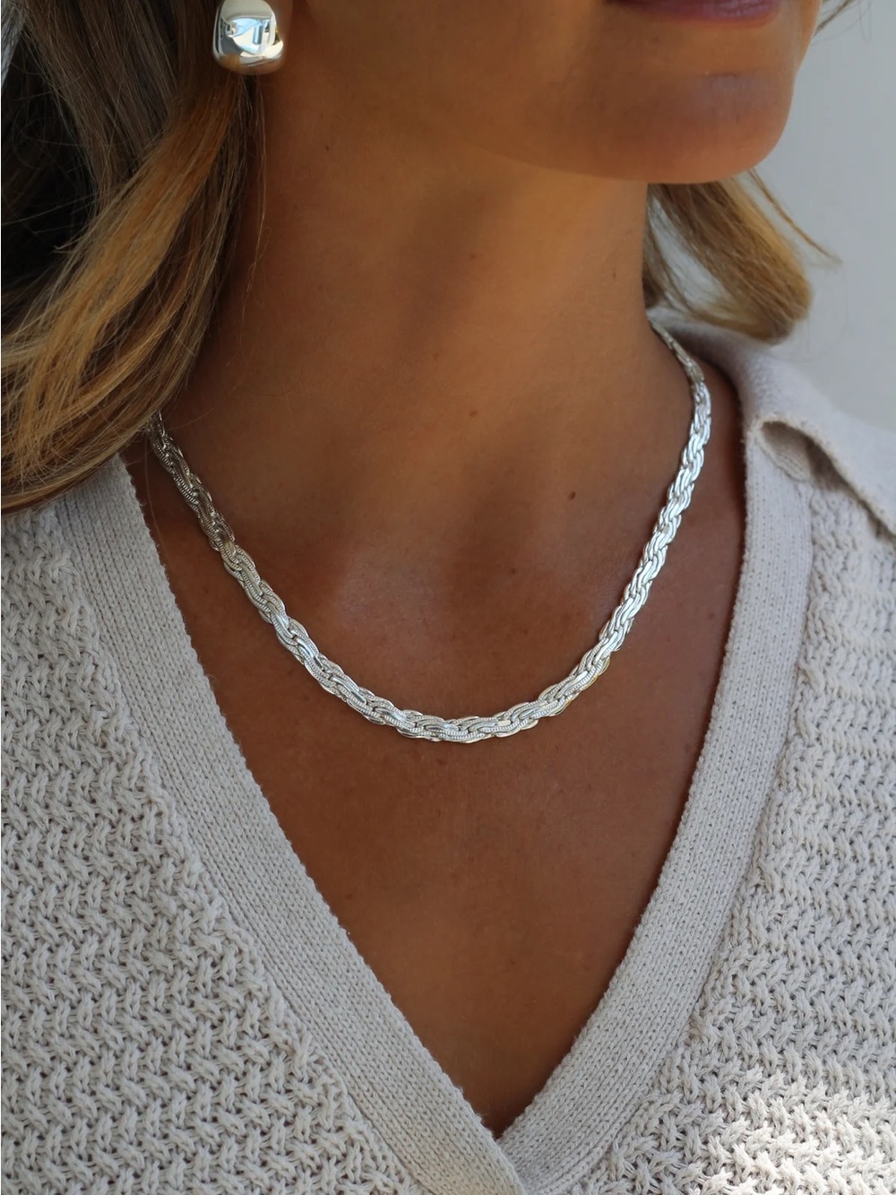 Miranda Frye Silver Julia Necklace